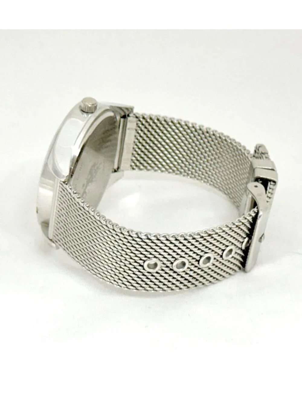 U.S. Polo Assn. Mesh Band Analog Display, Stainless Steel Case Back New Battery